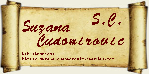 Suzana Čudomirović vizit kartica